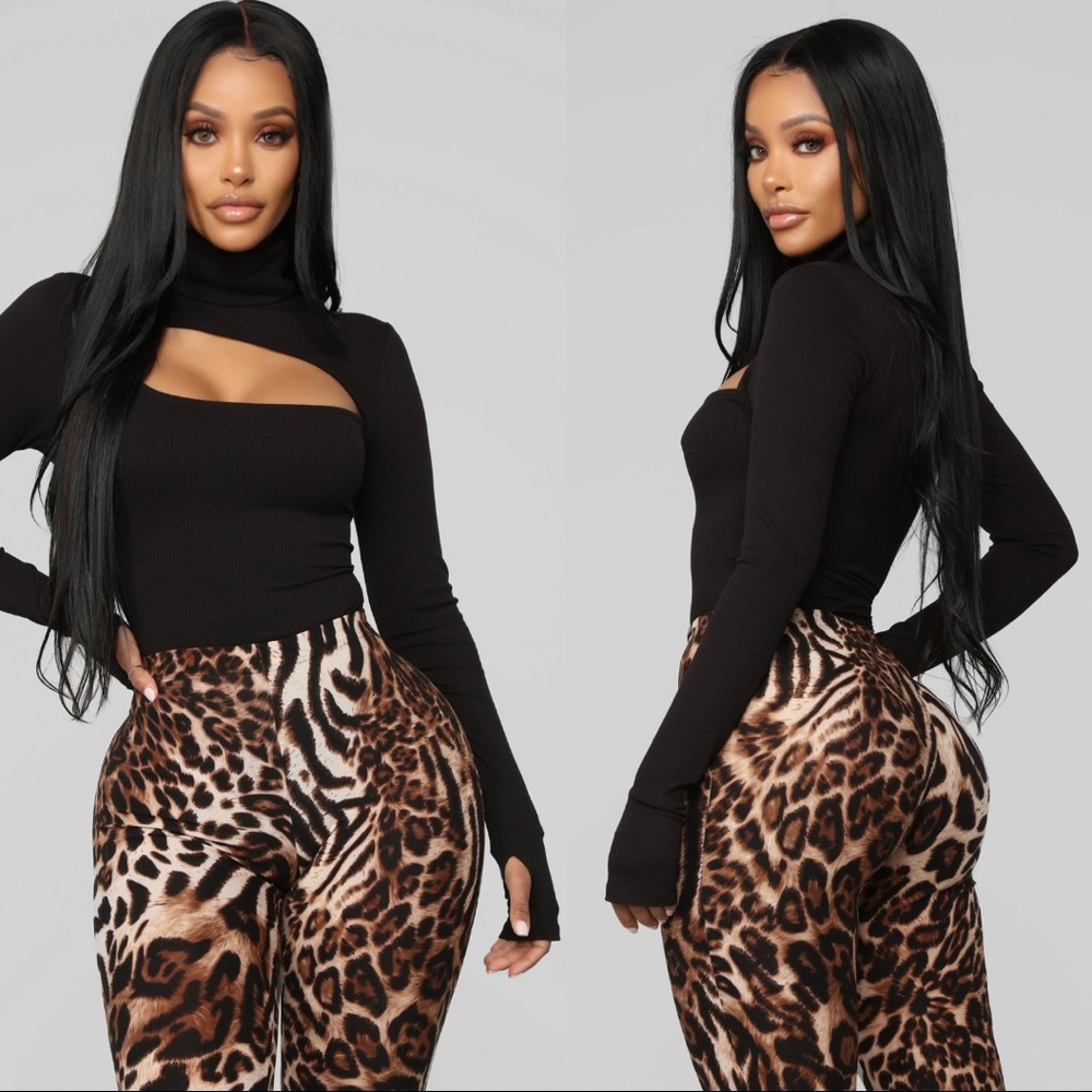 Carried Away Bodysuit - Black - XS